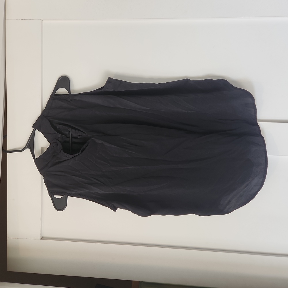 Black Collared Blouse